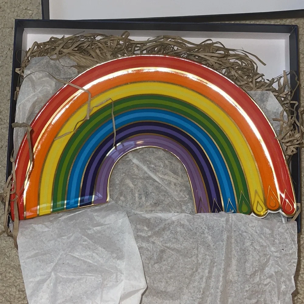 Jonathan Adler Dripping Rainbow Trinket Tray
